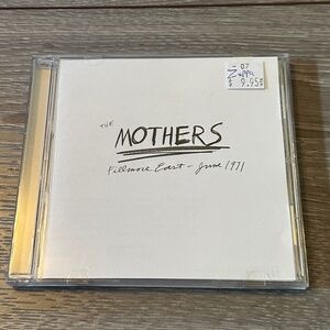 Frank Zappa The Mothers Fillmore East 1971 CD
